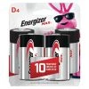 Energizer Max Alkaline Battery, 4-Pack, E95BP-4, D -Deals Home Goods Store sftp a s assets20200303000000012