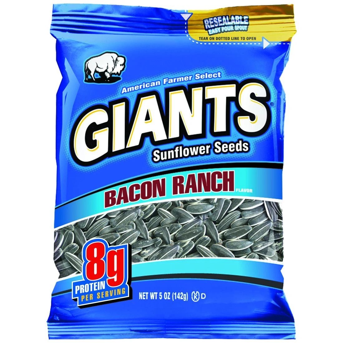 Giant Snacks Inc Giants Bacon Ranch Sunflower Seeds, 5 OZ 3 Giant Snacks Inc Giants Bacon Ranch Sunflower Seeds, 5 OZ
