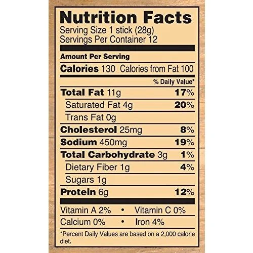 Cattleman's Cut Smoked Sausage Old Fashioned Sticks, 53400, 12 OZ 4 Cattleman's Cut Smoked Sausage Old Fashioned Sticks, 53400, 12 OZ - Image 2