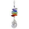 Woodstock Chimes Crystal Rainbow Cascade - Almond, CCAL