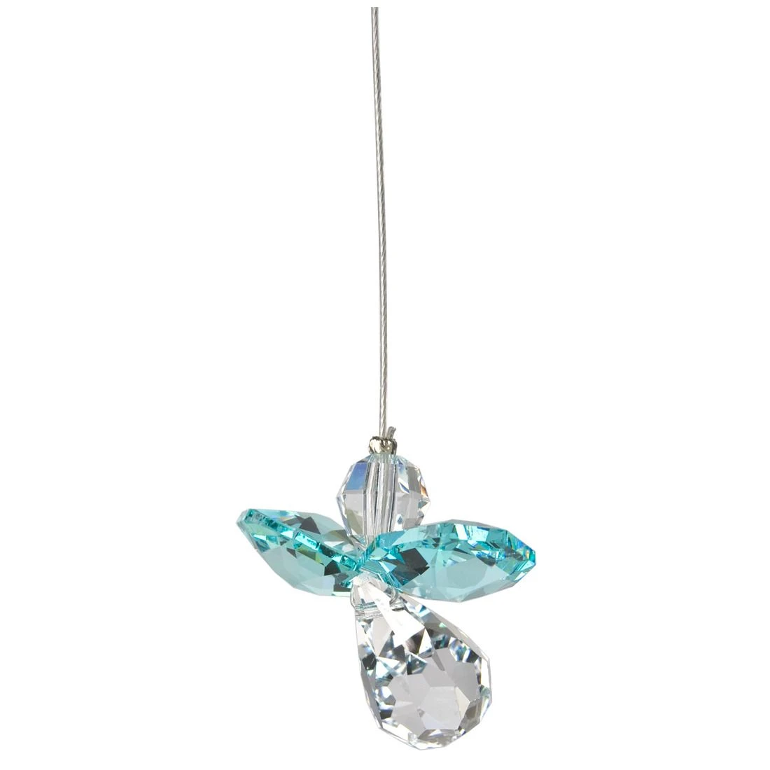 Woodstock Chimes Crystal Guardian Angel - Blue Zircon, CGBZ 4 Woodstock Chimes Crystal Guardian Angel - Blue Zircon, CGBZ - Image 2
