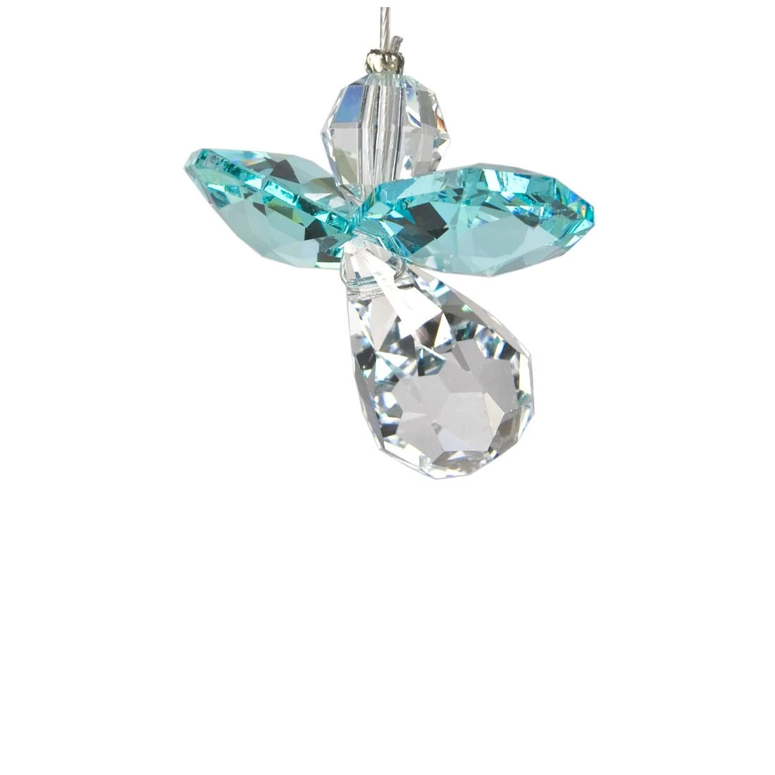Woodstock Chimes Crystal Guardian Angel - Blue Zircon, CGBZ 3 Woodstock Chimes Crystal Guardian Angel - Blue Zircon, CGBZ