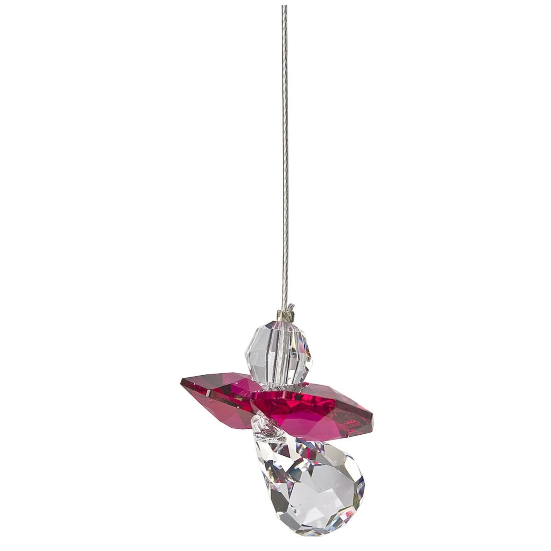 Woodstock Chimes Crystal Guardian Angel - Ruby, CGRY 4 Woodstock Chimes Crystal Guardian Angel - Ruby, CGRY - Image 2