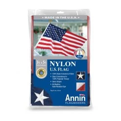 Annin Nylon US Flag, 3 FT x 5 FT, 002450R