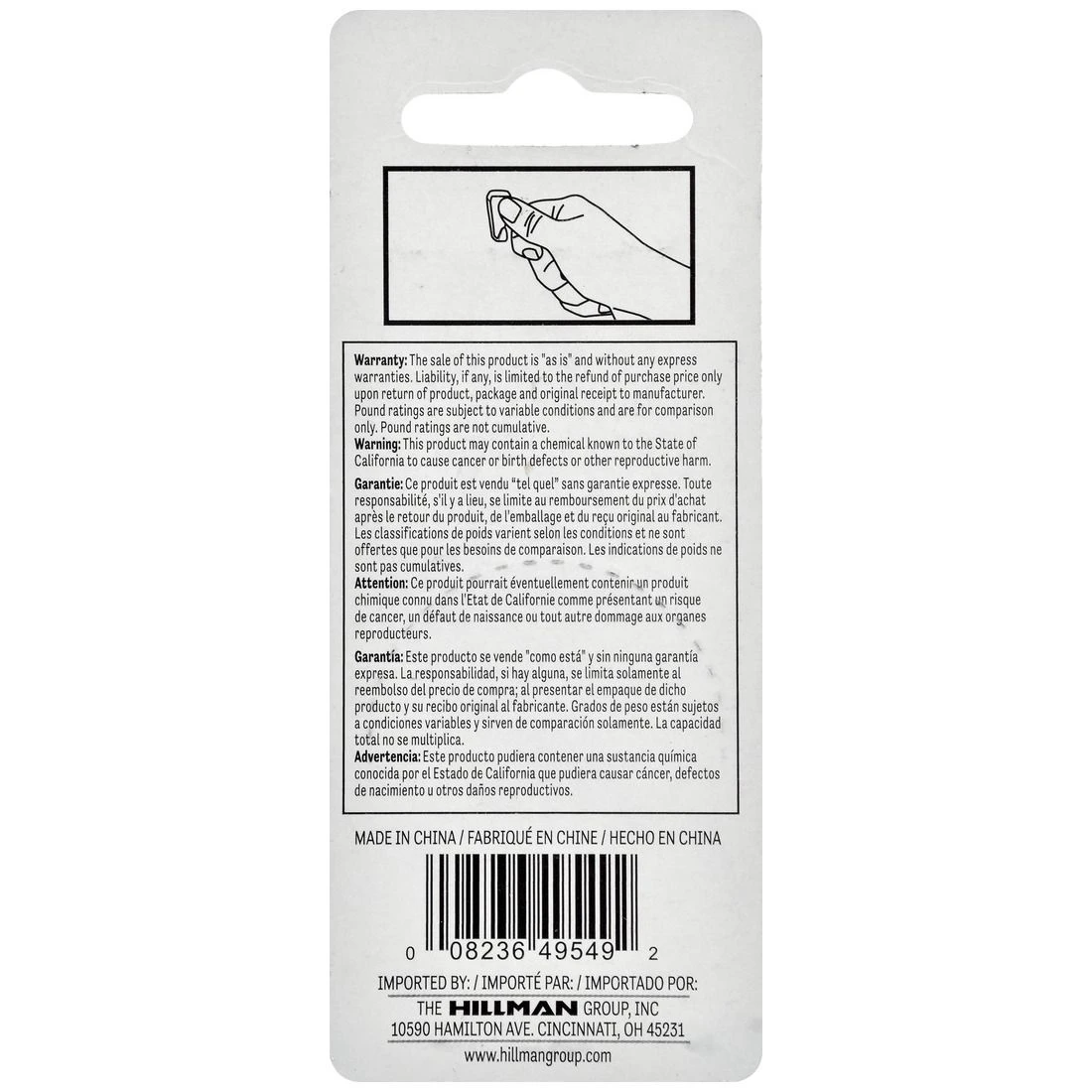 Hillman Decorative Push Pin Hangers, 122212 5 Hillman Decorative Push Pin Hangers, 122212 - Image 3