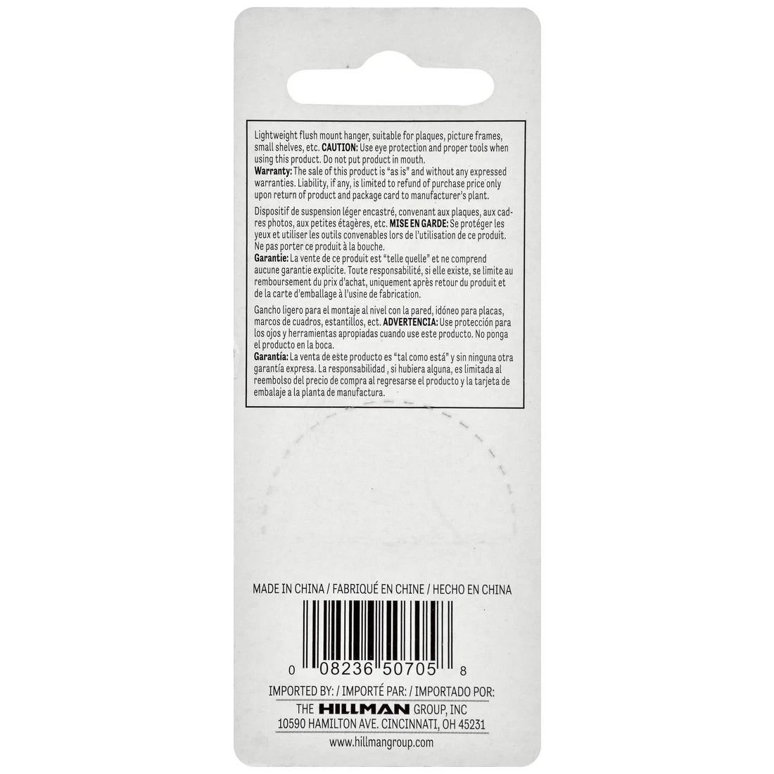Hillman Flat Ring Hangers, 122225, Small 5 Hillman Flat Ring Hangers, 122225, Small - Image 3