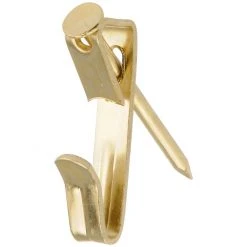 Hillman 30 LB Brass Conventional Picture Hangers, 122306