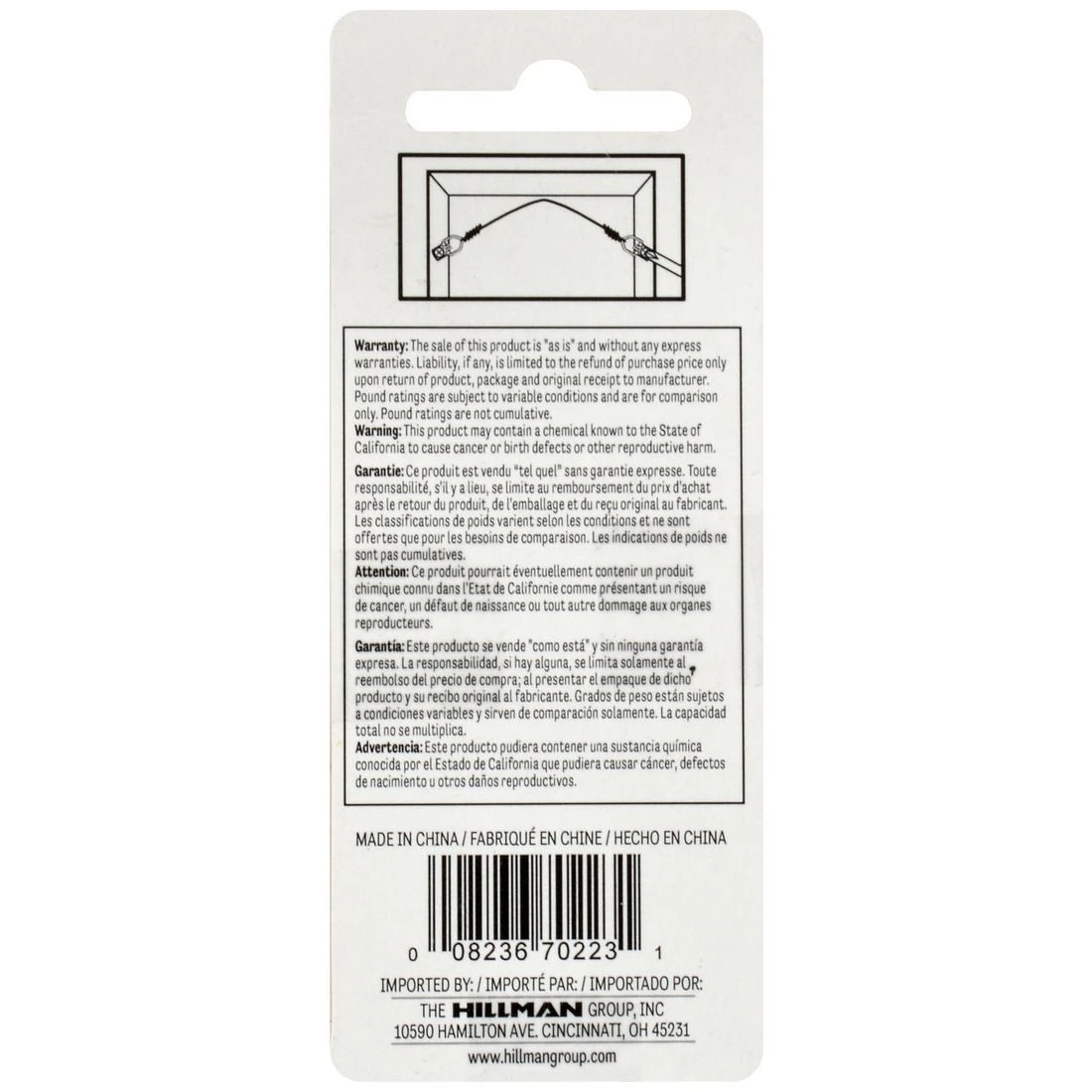 Hillman Zinc Plated D-Ring Hangers, 122317, Small 5 Hillman Zinc Plated D-Ring Hangers, 122317, Small - Image 3