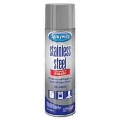 Sprayway Stainless Steel - Cleaner & Polish, SW841R, 15 OZ