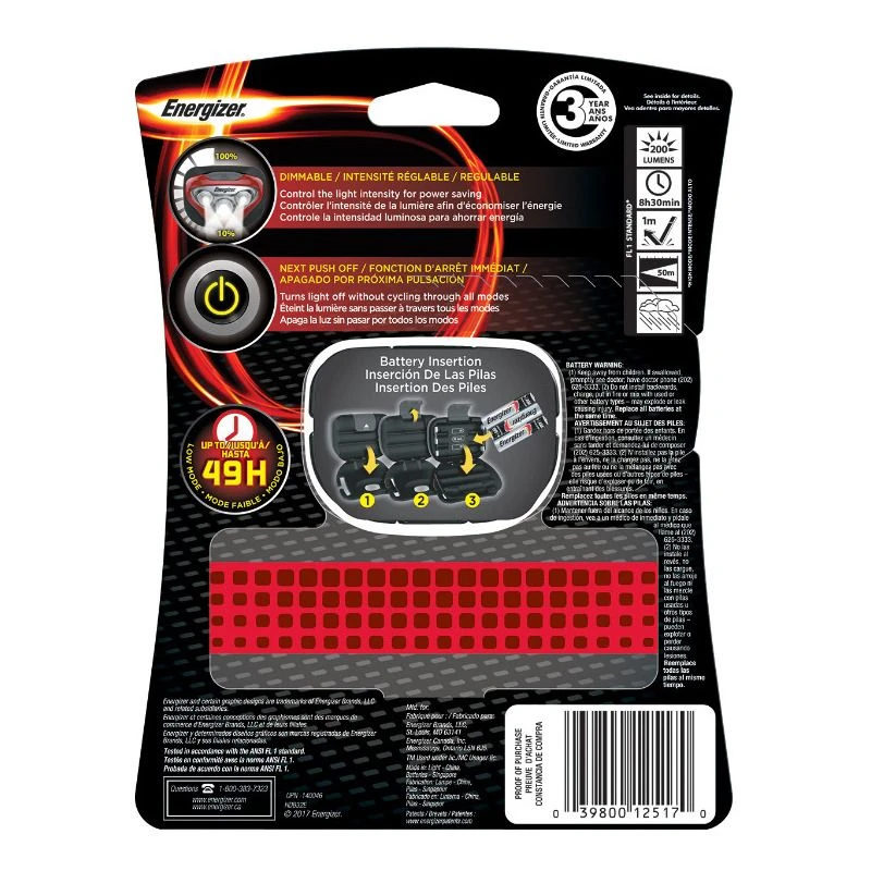 Energizer Vision HD LED Headlight, HDB32E 4 Energizer Vision HD LED Headlight, HDB32E - Image 2