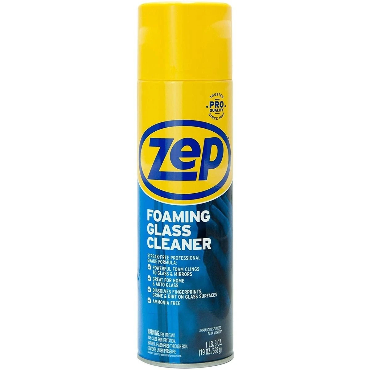 Zep Foaming Glass Cleaner, ZUFGC19, 19 OZ 3 Zep Foaming Glass Cleaner, ZUFGC19, 19 OZ