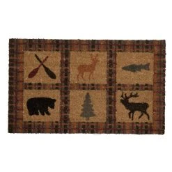 Aspinwall Outdoor Themed Coir Mat, IM180-18X30-OUTDOOR, 18 IN x 30 IN