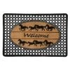 Aspinwall Welcome Horses Beveled Ring Mat, IM20X30RING-WH, 20 IN x 30 IN -Deals Home Goods Store sftp a s assets20210430000000008