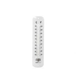 EZRead 12 IN Metal White Thermometer, 840-0075