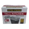 Jadcore Tall Kitchen Trash Bags, White, 100-Count, 13-JAD, 13 Gallon