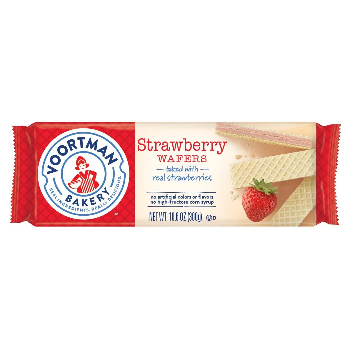 Voortman Strawberry Wafer, 513, 10.6 OZ 3 Voortman Strawberry Wafer, 513, 10.6 OZ