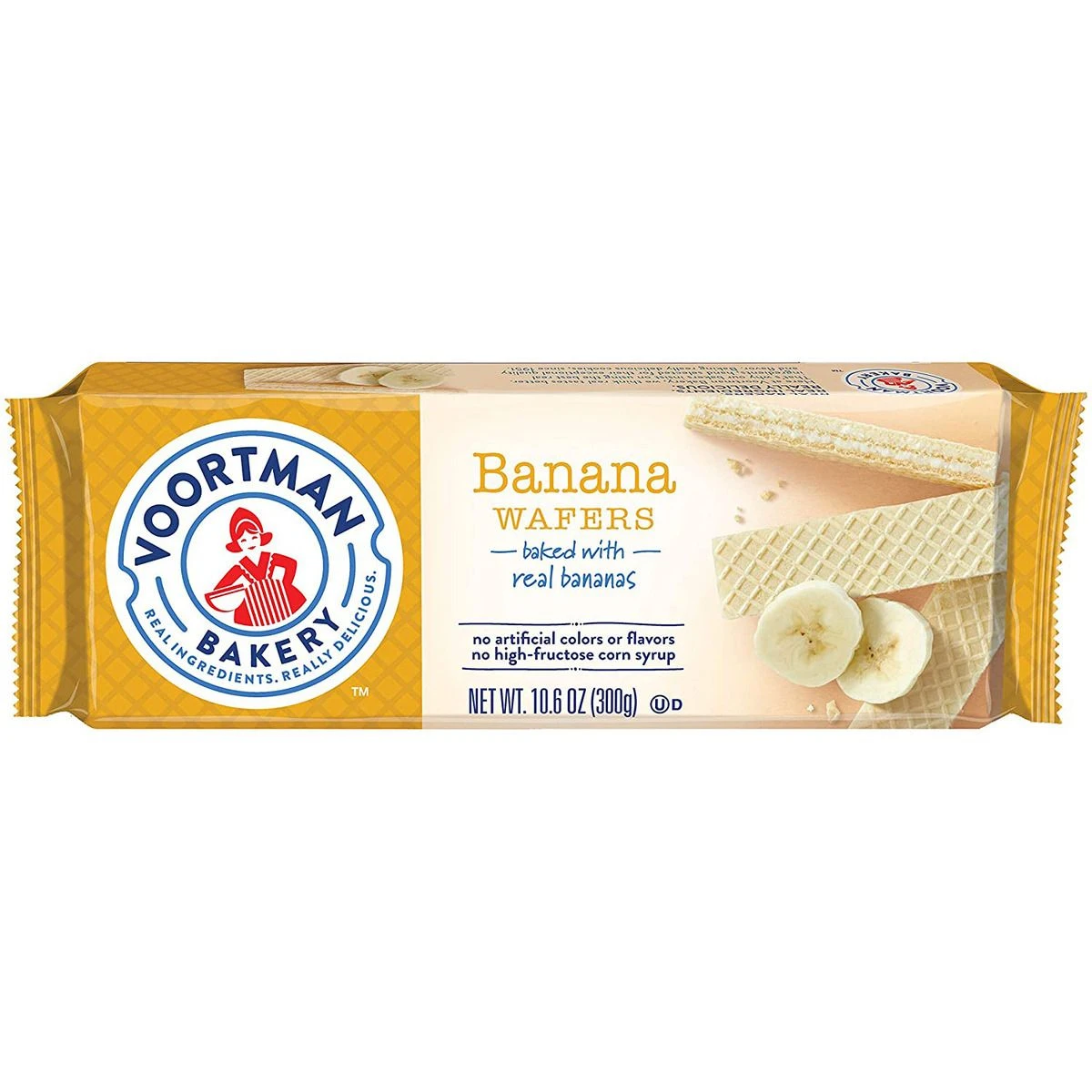 Voortman Banana Wafer, 573, 10.6 OZ 3 Voortman Banana Wafer, 573, 10.6 OZ