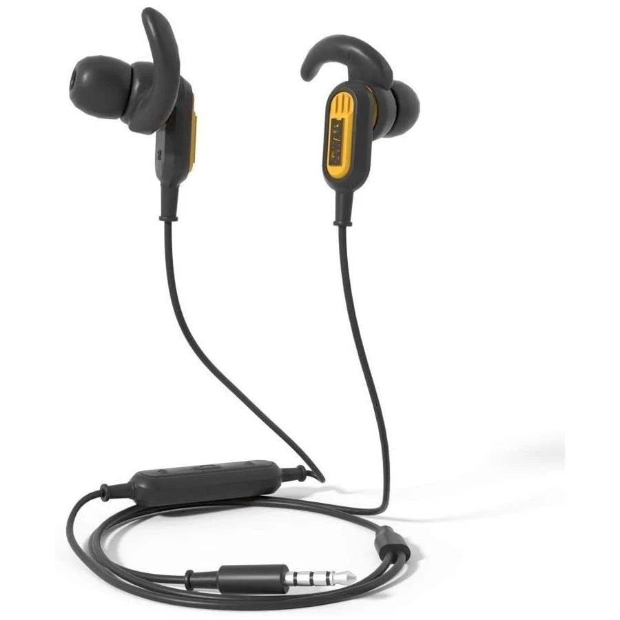 DEWALT Jobsite Earphones, 3.5 mm Jack, 190 9032 DW2 3 DEWALT Jobsite Earphones, 3.5 mm Jack, 190 9032 DW2