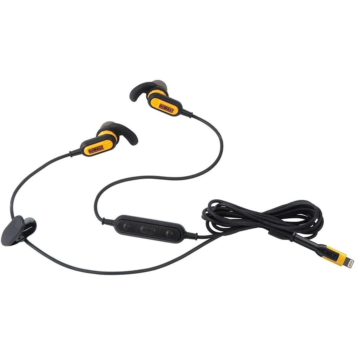 DEWALT Jobsite Earphones, Lightning Jack, 190 3017 DW2 4 DEWALT Jobsite Earphones, Lightning Jack, 190 3017 DW2 - Image 2