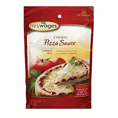 Mrs. Wages Pizza Sauce Tomato Mix, W539-J4425, 5 OZ 3 Mrs. Wages Pizza Sauce Tomato Mix, W539-J4425, 5 OZ