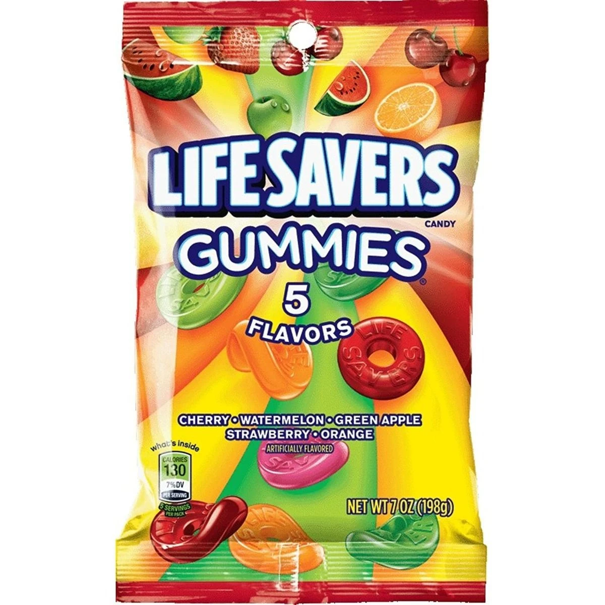 Life Savers 5 Flavors Gummies Candy, 8342, 7 OZ 3 Life Savers 5 Flavors Gummies Candy, 8342, 7 OZ