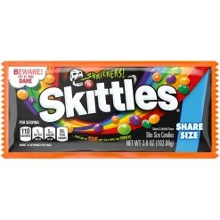 Skittles Shriekers Sour Candy, 421464, 3.6 OZ