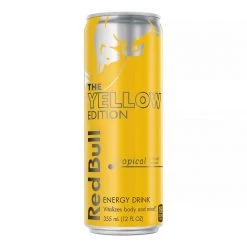 Red Bull Yellow Edition Energy Drink, Tropical Punch, RB203753, 12 OZ