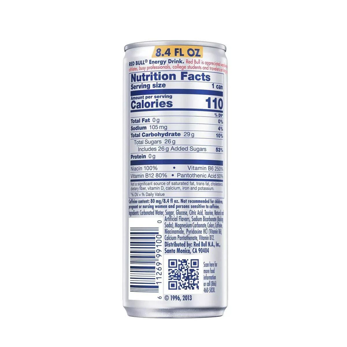 Red Bull Energy Drink, RB1718, 8.4 OZ 4 Red Bull Energy Drink, RB1718, 8.4 OZ - Image 2