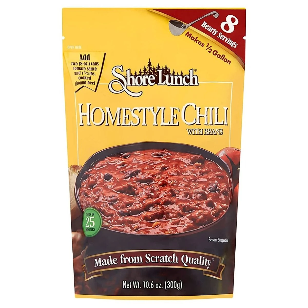 Shore Lunch Soup Mix, Homestyle Chili with Beans, 4004221, 10.6 OZ 3 Shore Lunch Soup Mix, Homestyle Chili with Beans, 4004221, 10.6 OZ