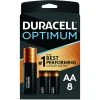 Duracell Optimum Alkaline Batteries, 8-Pack, DUROPT1500B8, AA -Deals Home Goods Store sftp a s assets20220103000000022