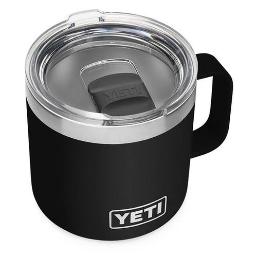 Yeti Rambler Mug with MagSlider Lid, Black, 21071500593, 14 OZ 4 Yeti Rambler Mug with MagSlider Lid, Black, 21071500593, 14 OZ - Image 2