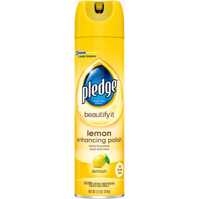Pledge Lemon Multi-Surface Furniture Polish, 72372, 9.7 OZ 3 Pledge Lemon Multi-Surface Furniture Polish, 72372, 9.7 OZ