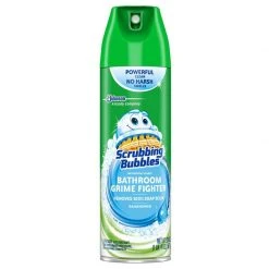 Scrubbing Bubbles Bathroom Grime Fighter Aerosol Spray, 71367, 20 OZ