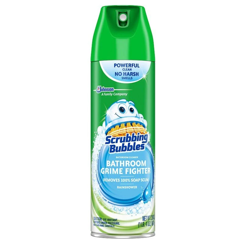 Scrubbing Bubbles Bathroom Grime Fighter Aerosol Spray, 71367, 20 OZ 3 Scrubbing Bubbles Bathroom Grime Fighter Aerosol Spray, 71367, 20 OZ