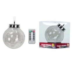 Alpine Hanging PVC Ornament with String Lights & Remote, COR254A-TM