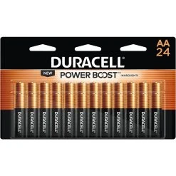 Duracell Coppertop Batteries with Power Boost, 24-Pack, 41333000572, AA