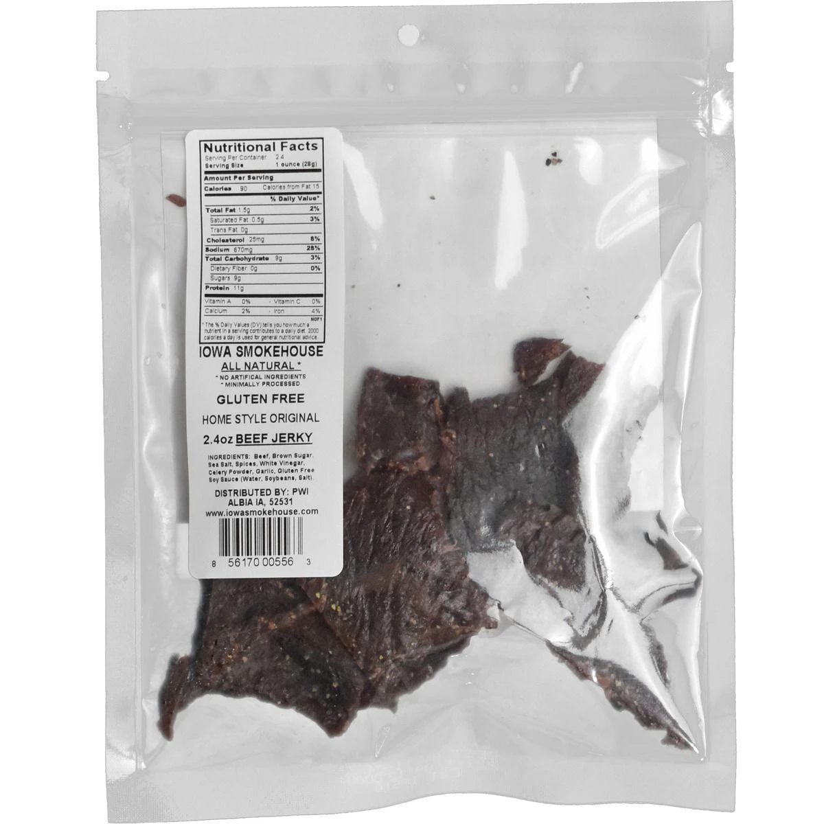 Iowa Smokehouse Ranch Hand Beef Jerky Homestyle Original, IS-RH2JN, 2.4 OZ 4 Iowa Smokehouse Ranch Hand Beef Jerky Homestyle Original, IS-RH2JN, 2.4 OZ - Image 2