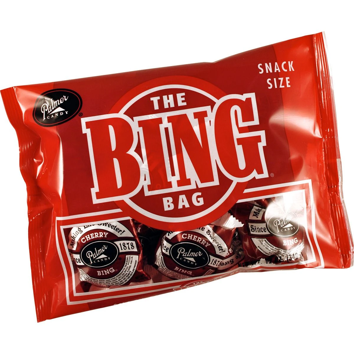 Palmer Candy Bing Snack Sized Candy Bars, 14904, 12 OZ Bag 3 Palmer Candy Bing Snack Sized Candy Bars, 14904, 12 OZ Bag