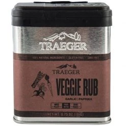 Traeger Veggie Rub, Garlic / Paprika, SPC182, 6.75 OZ