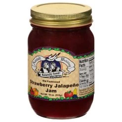 Amish Wedding Old Fashioned Strawberry Jalapeno Jam, 542438, 18 OZ -Deals Home Goods Store sftp a s assets20220624000000054