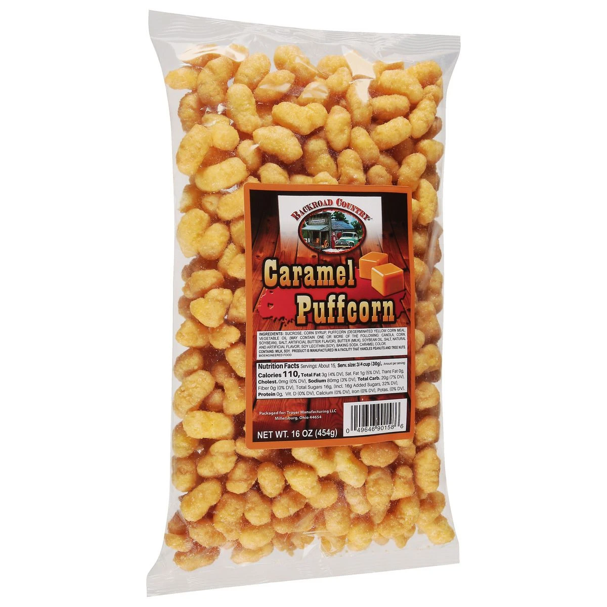 Backroad Country Caramel Puffcorn, 541511, 16 OZ 4 Backroad Country Caramel Puffcorn, 541511, 16 OZ - Image 2