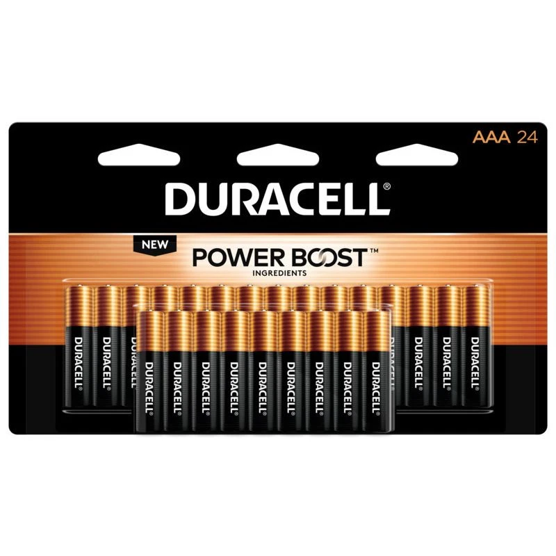 Duracell Coppertop Alkaline Batteries, 24-Pack, 41333002323, AAA 3 Duracell Coppertop Alkaline Batteries, 24-Pack, 41333002323, AAA