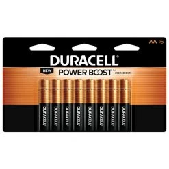 Duracell Coppertop Alkaline Batterie, 16-Pack, 41333929484, AA