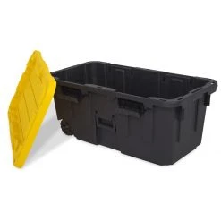 Tough Box Footlocker, 20GTBXBLKYW, 20 Gallon -Deals Home Goods Store sftp a s assets20220805000000032